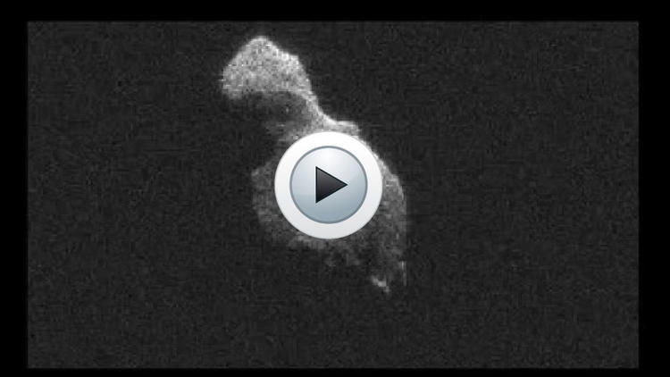L'astéroïde 2014 HQ124 a frôlé la Terre le 8 juin dernier.
