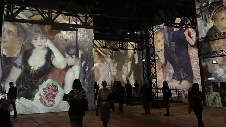 «Monet, Renoir...Chagall. Voyages en Méditerranée» est la nouvelle exposition immersive de l'Atelier des lumières