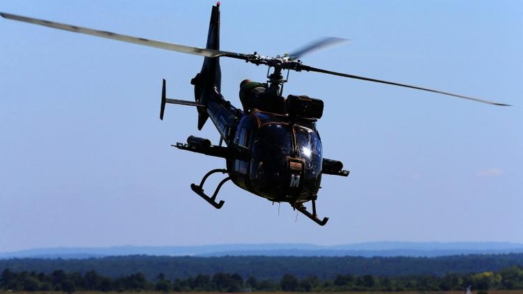 Un hélicoptère français de type Gazelle s'est écrasé le 10 juillet 2018 vers 17h00 heure locale près d'Abidjan, tuant un soldat français et en blessant grièvement un autre [FRANCOIS NASCIMBENI / AFP/Archives]