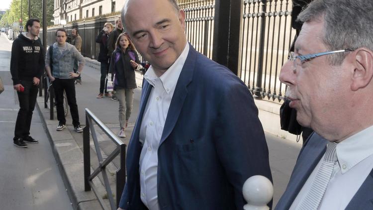Le socialiste Pierre Moscovici, le 15 avril 2014 à Paris [Jacques Demarthon / AFP/Archives]