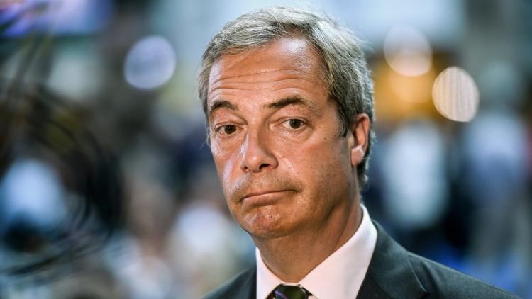 Le leader pro-Brexit Nigel Farage au sommet de l'Union européenne du 28 juin 2016 à Bruxelles [PHILIPPE HUGUEN / AFP/Archives]