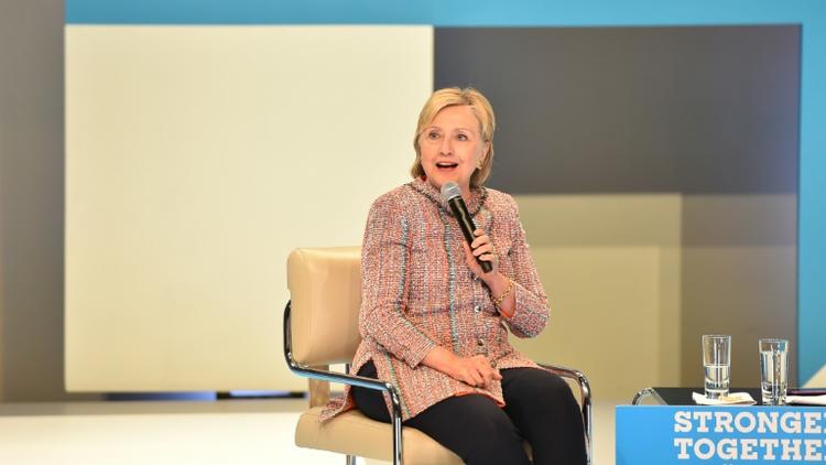  La candidate démocrate à l'élection présidentielle américaine Hillary Clinton , le 28 juin 2016 à Hollywood [Robyn BECK / AFP/Archives]