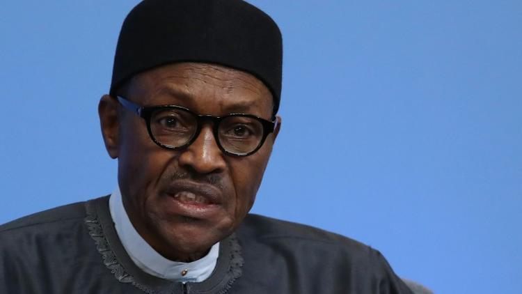 Le président du Nigeria Muhammadu Buhari, le 12 mai à Londres [Dan Kitwood / POOL/AFP]