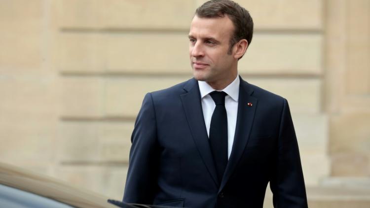 Emmanuel Macron à l'Elysée, le 19 février 2019 [LUDOVIC MARIN / AFP/Archives]