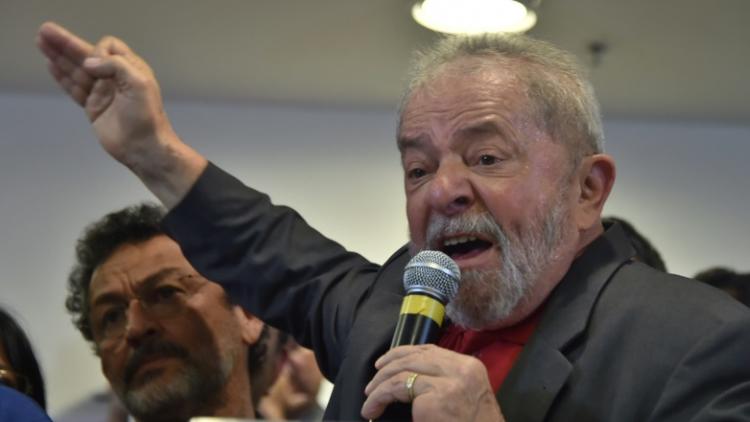 L'ancien président brésilien Luiz Inacio Lula da Silva lors d'une conférence de presse le 15 septembre 2016 à Sao Paulo [NELSON ALMEIDA / AFP/Archives]