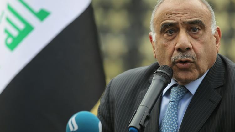 Le Premier ministre irakien démissionnaire, Adel Abdel Mahdi, le 23 octobre 2019 à Bagdad [AHMAD AL-RUBAYE / AFP/Archives]