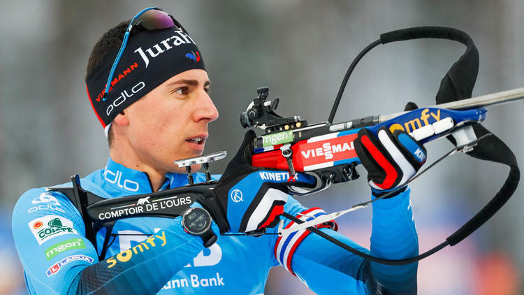 Quentin Fillon Maillet a rencontré des difficultés sur les skis.