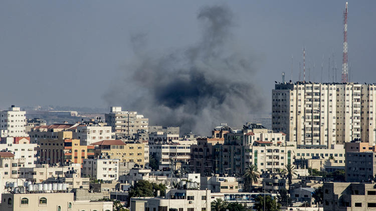 Vue de Gaza City. 