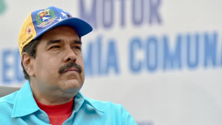 Le président vénézuélien Nicolas Maduro, le 14 mai 2016 à Caracas [Juan Barreto  / AFP]
