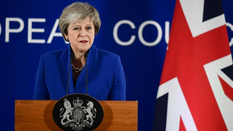 La Première ministre britannique Theresa May, le 25 novembre 2018 ç Bryxekkes [Philippe LOPEZ / AFP]