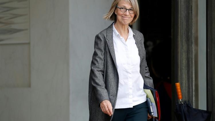 La ministre de la Culture Françoise Nyssen à Paris le 25 octobre 2017 [Patrick KOVARIK / AFP/Archives]