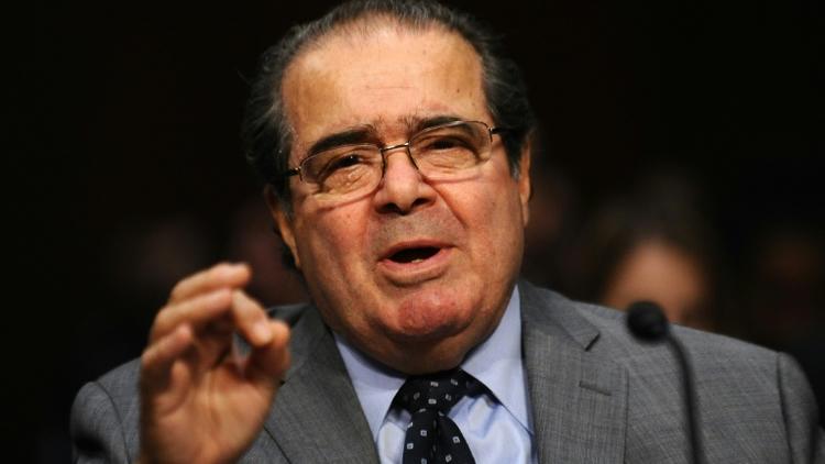 Le juge à la Cour suprême Antonin Scalia, le 5 octobre 2011 à Washington [JEWEL SAMAD / AFP/Archives]