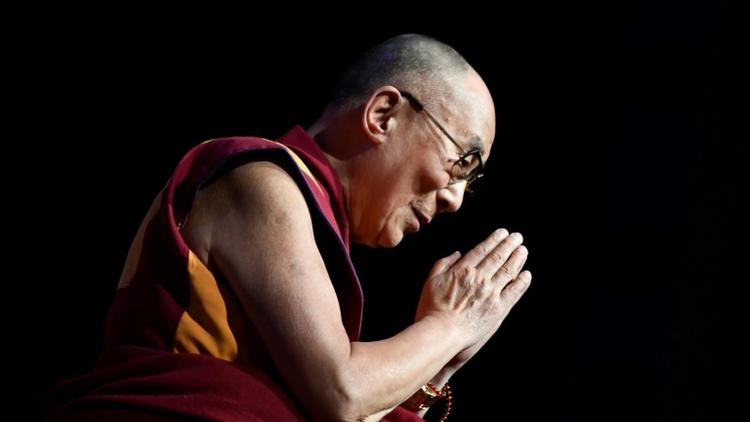 Le dalaï lamalors d'une conférence à Paris le 13 septembre 2016 [Eric FEFERBERG / AFP/Archives]