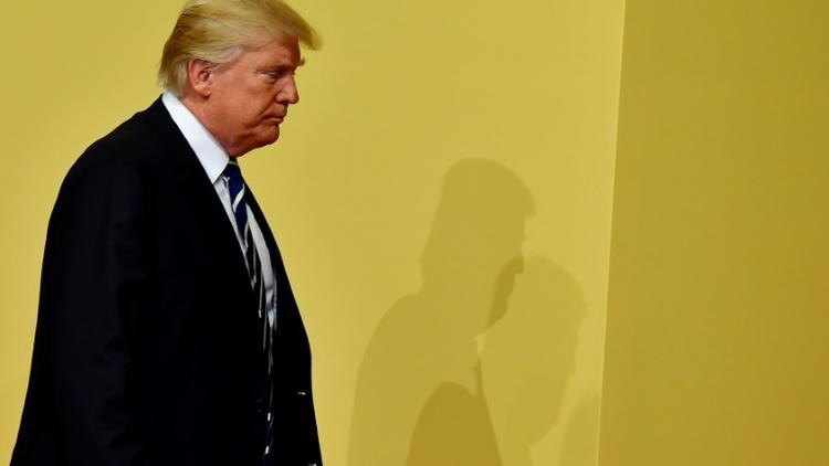 Donald Trump à Hambourg en Allemagne, le 7 juillet 2017 [Tobias SCHWARZ / AFP/Archives]