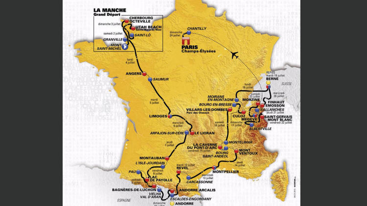 Pour la première fois, le Tour de France partira du Mont Saint-Michel.
