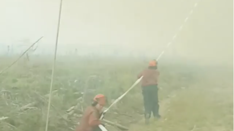 Les pompiers n'ont rien pu faire face à cette tornade de feu