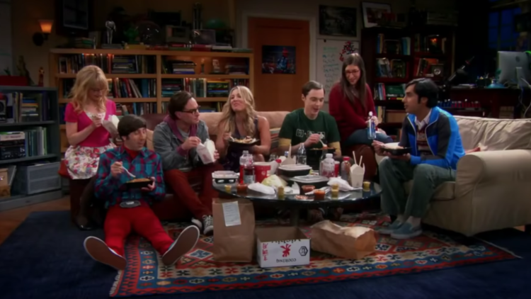 Les sept stars de «The Big Bang Theory» dans le générique de la série.