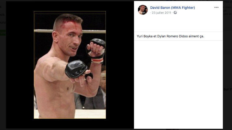 David Baron est l'un des précurseurs du MMA en France.