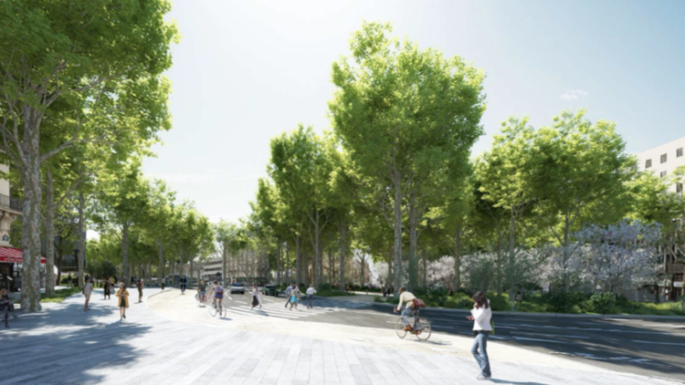 La place du Colonel Fabien (10e) va accueillir la 3e forêt urbaine parisienne, en 2025.