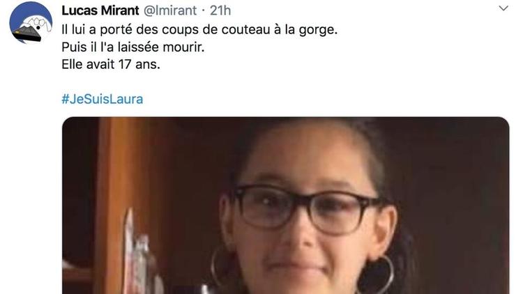 Près de 17.000 tweets avec le hashtag #JeSuisLaura ont déjà été partagés sur Twitter. 