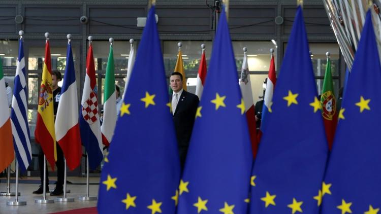 Le Premier ministre estonien Juri Ratas à Bruxelles le 13 décembre 2018 [Aris Oikonomou / AFP]
