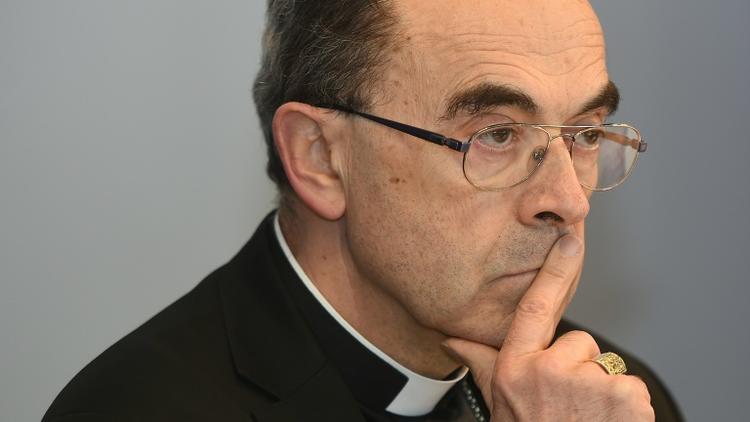 Le cardinal Philippe Barbarin, le 15 mars 2016 à Lourdes [ERIC CABANIS / AFP/Archives]