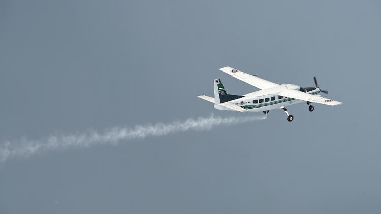 Un appareil Cessna Caravan, modèle qui existe depuis 1982, a été spécialement équipé d'un moteur électrique. 