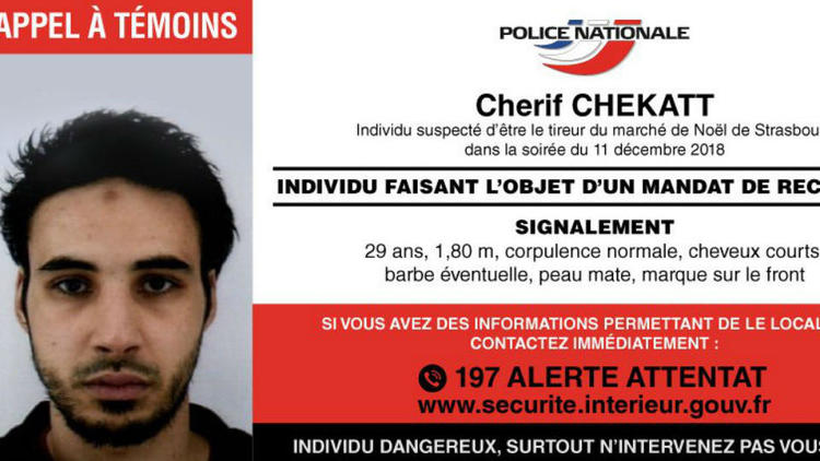 Cherif Chekatt avait prémédité son attaque du 11 décembre. L'auteur de l'attentat de Strasbourg avait tué cinq personnes sur le marché de Noël de la ville.
