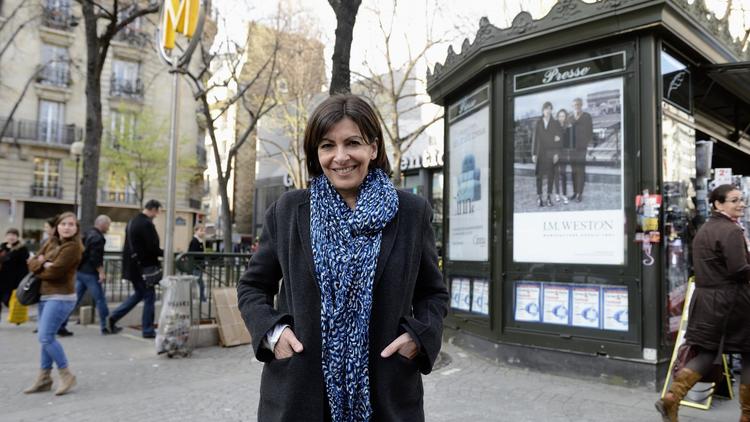 Anne Hidalgo, candiate PS à la mairie de Paris