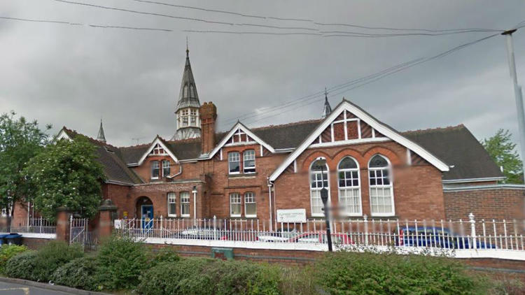 L'école de Clapham Terrace à Leamington dans le comté de Warwick.