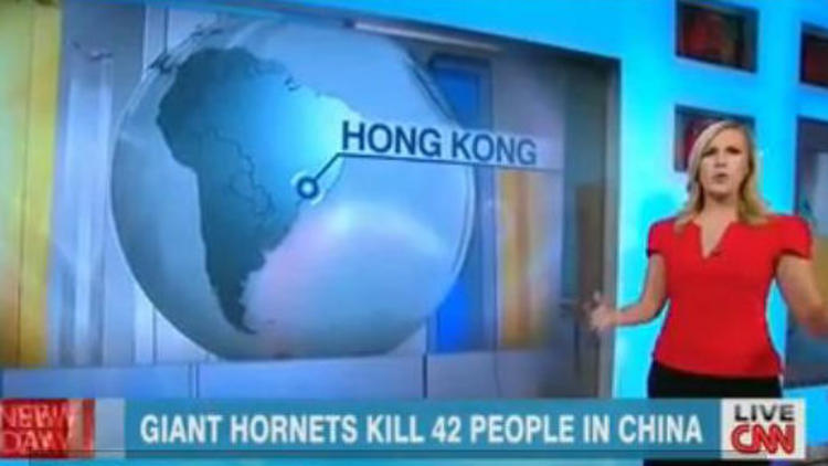 CNN situe Hong Kong au... Brésil