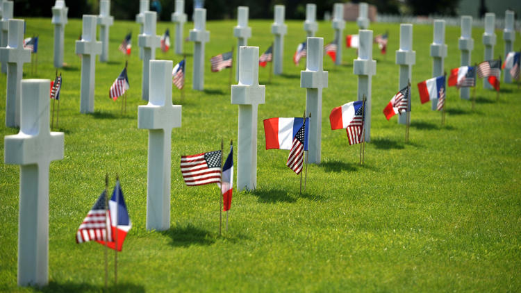 Le cimetière américain de Colleville-sur-Mer accueillera une imposante cérémonie d'hommages aux soldats du débarquement.
