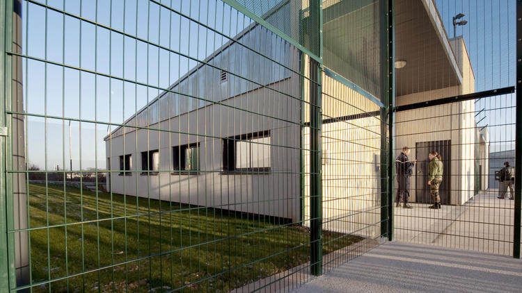 Le centre de rétention administrative de Metz. 