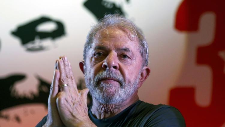 L'ex-président Luiz Inacio Lula da Silva, le 22 février 2018 à Sao Paulo [Miguel SCHINCARIOL / AFP/Archives]