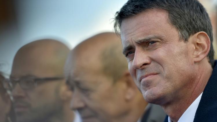 Le Premier ministre Manuel Valls sur l'île de Groix au large de la Bretagne, le 1er octobre 2016 [LOIC VENANCE / AFP]