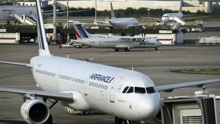 Des avions d'Air France sur le tarmac de l'aéroport d'Orly, près de Paris, le 18 septembre 2014 [Eric Feferberg / AFP/Archives]