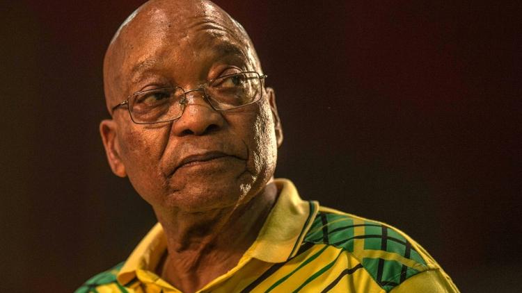 L'ancien président sud-africain Jacob Zuma à Johannesburg, le 16 décembre 2017  [MUJAHID SAFODIEN / AFP/Archives]
