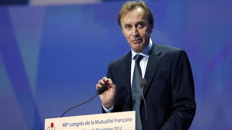 Etienne Caniard, président de la Mutualité française, s'exprime à Nice, le 20 octobre 2012 [Valery Hache / POOL/AFP/Archives]
