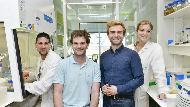 David Bikard et Xavier Duportet travaillent avec leur équipe au sein de l'Institut Pasteur.