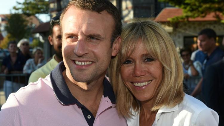 Le président Emmanuel Macron et son épouse Brigitte Macron, le 17 juin 2017 au Touquet. [Philippe HUGUEN / AFP/Archives]