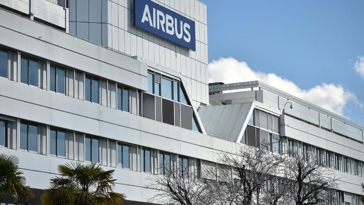 Le siège d'Airbus à Blagnac, dans la banlieue de Toulouse, le 6 mars 2018 [REMY GABALDA / AFP]