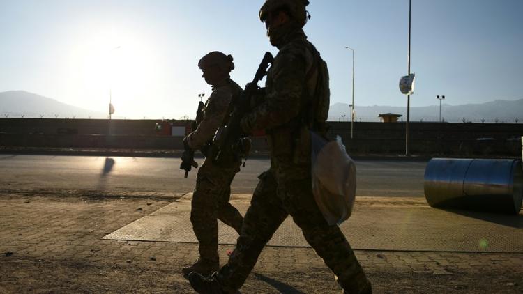 Des soldats américains à Kaboul, le 1er mars 2017  [WAKIL KOHSAR / AFP/Archives]