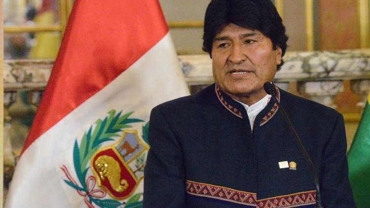 Le président bolivien Evo Morales au Palais présidentiel  à Lima, le 1er septembre 2017. [CRIS BOURONCLE / AFP/Archives]