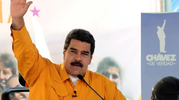 Le président du Venezuela Nicolas Maduro, le 12 février 2017 à Caracas [ / AFP]