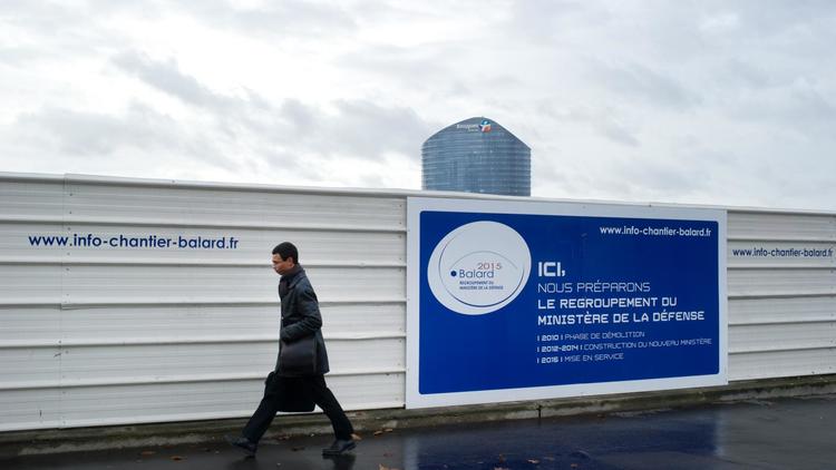 Le futur site du ministère de la Défense, le 7 décembre 2011 à Paris [Martin Bureau / AFP]