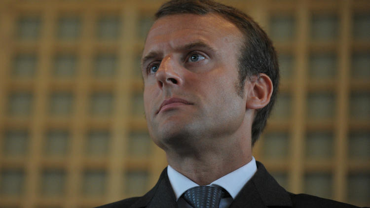 Le ministre de l'Economie, Emmanuel Macron. [ERIC PIERMONT / AFP]