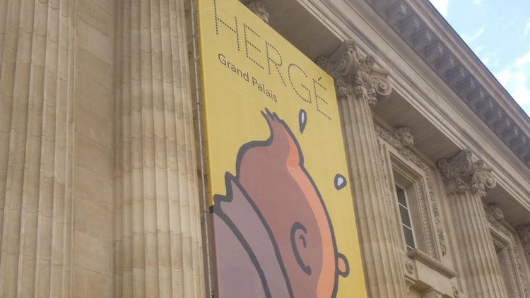 L'exposition Hergé se tiendra au Grand Palais du 28 septembre au 15 janvier 2017