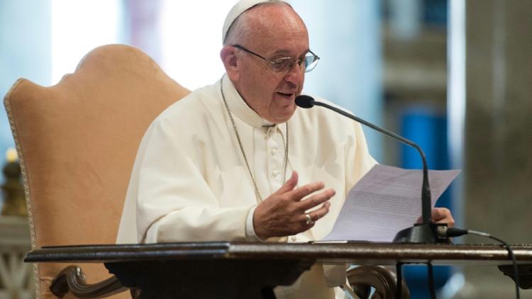 Le pape François à Rome le 2 juin 2016 [HO / OSSERVATORE ROMANO/AFP/Archives]