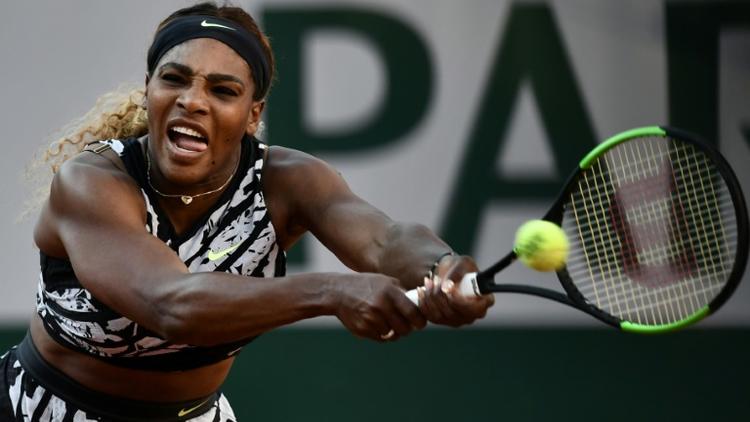 L'Américaine Serena Williams éliminée au 3e tour de Roland-Garros le 1er juin 2019 [Philippe LOPEZ / AFP]
