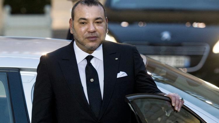 Le roi du Maroc Mohammed VI, le 9 février 2015 à Paris [Alain Jocard / AFP/Archives]